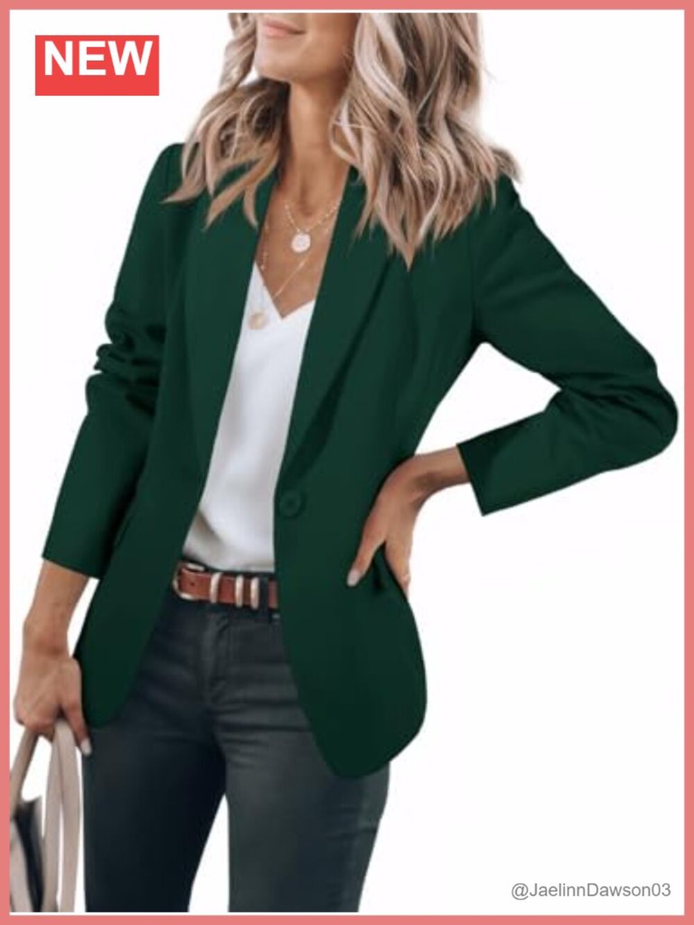 Womens Casual Blazer Long Sleeve Open Front Work Office Suit Jacket Slim Fit